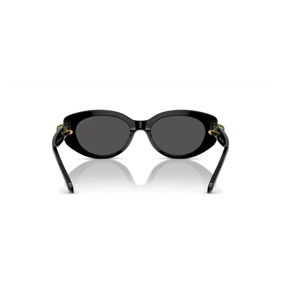 Sunglasses, Cat-eye shape, SK6002, Black - Swarovski, 5679544