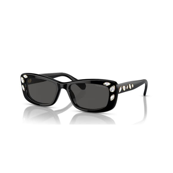 Sonnenbrille, Rechteckform, SK6008, Schwarz - Swarovski, 5679545