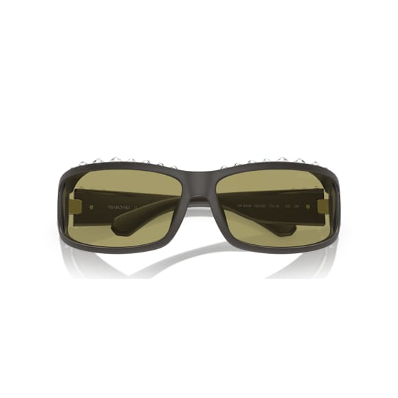 Sunglasses, Rectangular shape, SK6009, Gray - Swarovski, 5679546