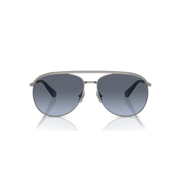 Sunglasses, Pilot shape, SK7005, Blue - Swarovski, 5679547