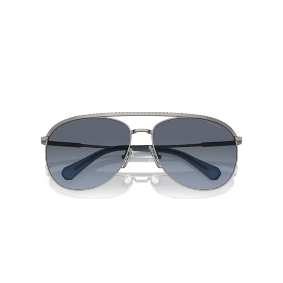 Sunglasses, Pilot shape, SK7005, Blue - Swarovski, 5679547