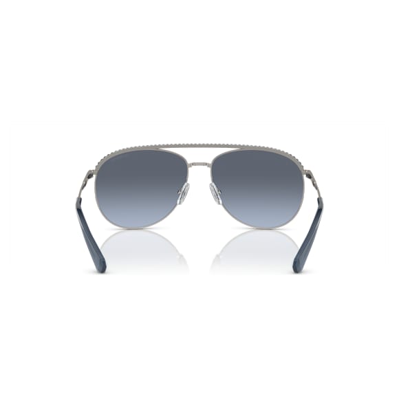 Sunglasses, Pilot shape, SK7005, Blue - Swarovski, 5679547