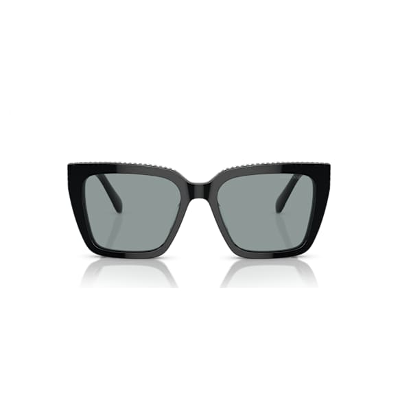 Sunglasses, Square shape, SK6013, Black - Swarovski, 5679551
