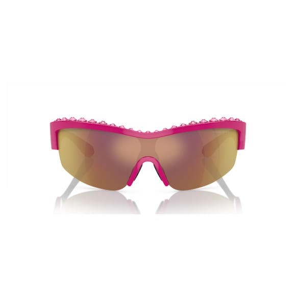 Sonnenbrille, Maskenform, SK1126, Rosa - Swarovski, 5679555