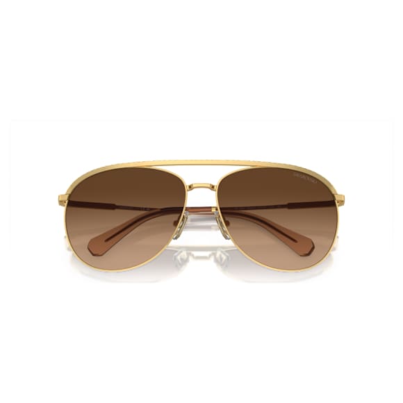 Sunglasses, Pilot shape, SK7005, Brown - Swarovski, 5679666