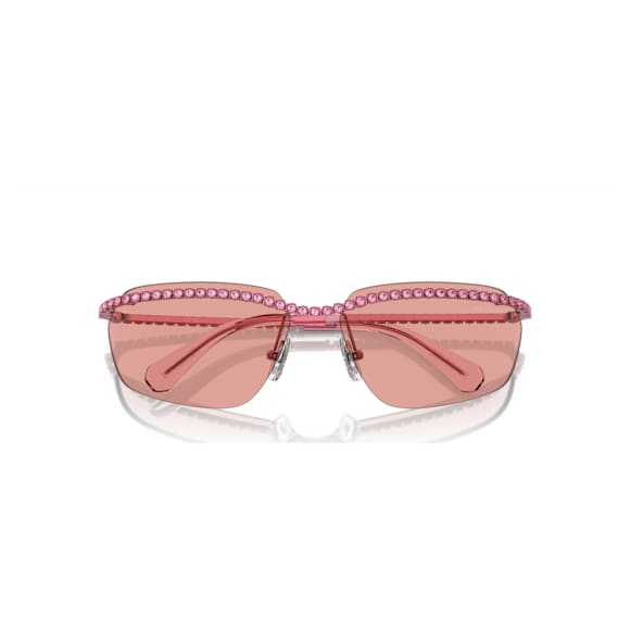 Lunettes de soleil, Forme rectangulaire, SK7001, Roses - Swarovski, 5679902