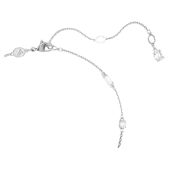 Κολιέ Idyllia, Λουλούδι, Κίτρινο, Επιμετάλλωση ροδίου - Swarovski, 5679916