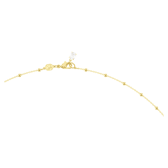 Lanțișor Imber, Tăietură rotundă, Alb, Finisaj din aur de 18k - Swarovski, 5680091