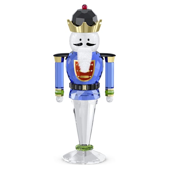 Holiday Cheers Nutcracker, Blue, Large - Swarovski, 5680228