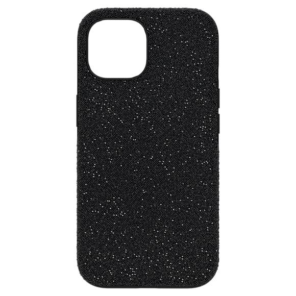 High smartphone case, iPhone® 15, Black - Swarovski, 5680859