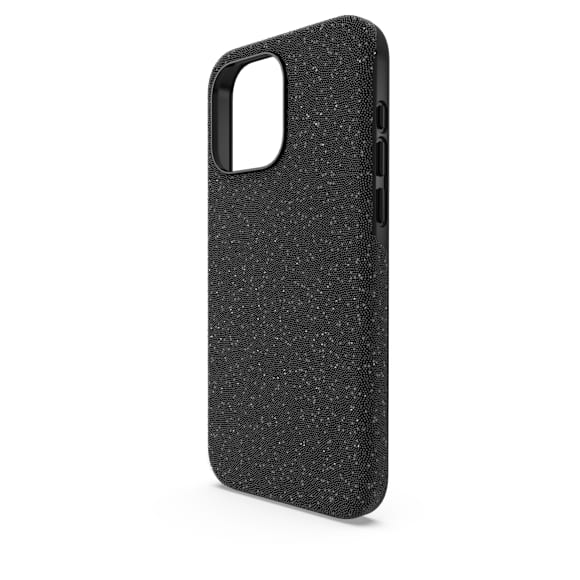 High smartphone case, iPhone® 15 Pro Max, Black - Swarovski, 5680861