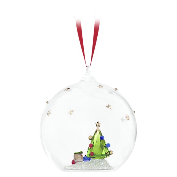 Holiday Cheers Tree and Gifts Ball Ornament - Swarovski, 5681633