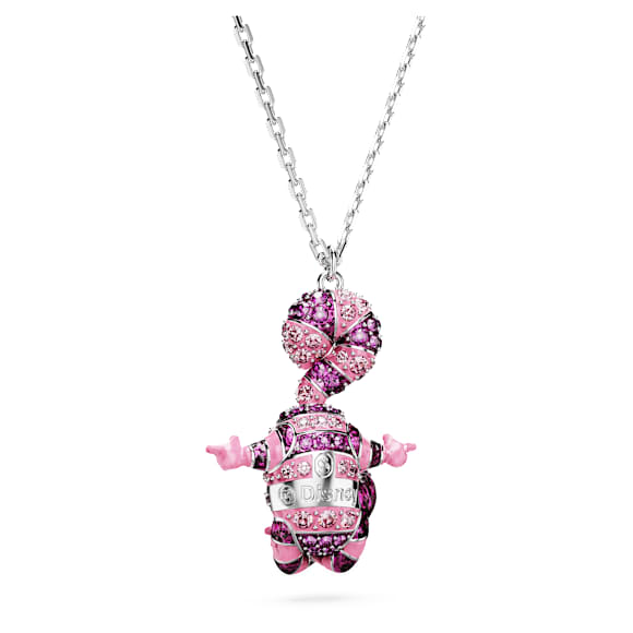Pingente Alice in Wonderland, Gato, Rosa, Lacado a ródio - Swarovski, 5682809