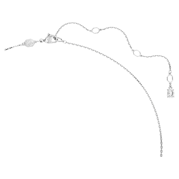 Alice in Wonderland 鏈墜, 蘑菇, 紅色, 鍍白金色 - Swarovski, 5682811