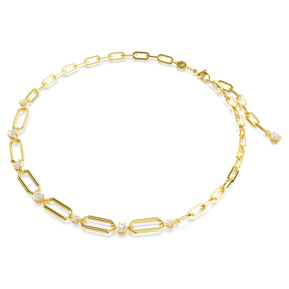 Constella Halskette, Weiß, Goldlegierungsschicht - Swarovski, 5683354