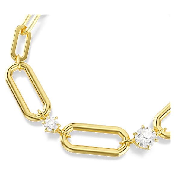 Constella bracelet, White, 18K gold finish - Swarovski, 5683359