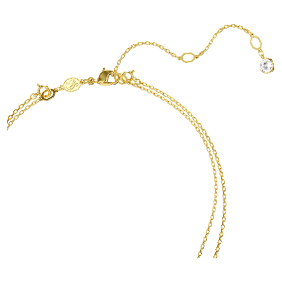 Meteora layered pendant, White, Gold-tone plated - Swarovski, 5683442