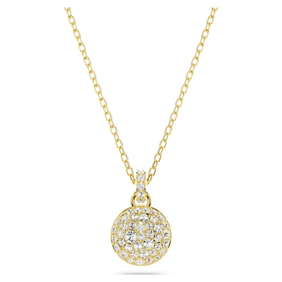 Obesek Sublima, Bel, V videzu 18-karatnega zlata - Swarovski, 5683443