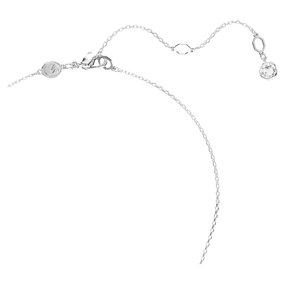 Set Meteora, Alb, Placat cu rodiu - Swarovski, 5683445