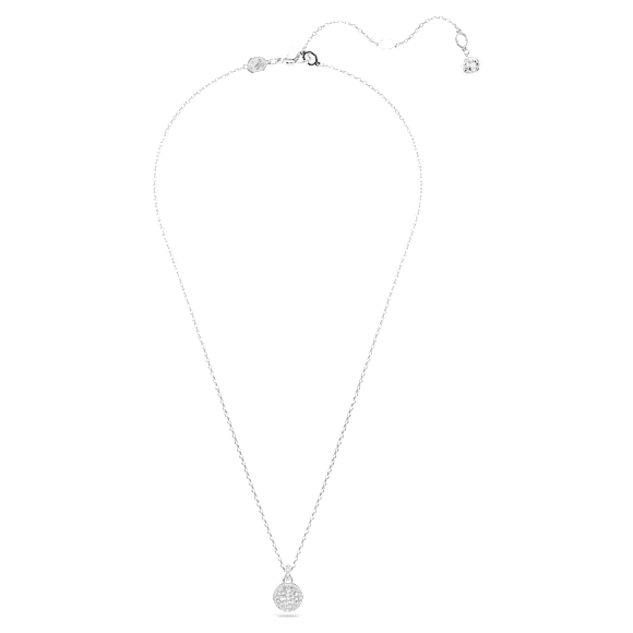 Sublima pendant, White, Rhodium plated - Swarovski, 5683446