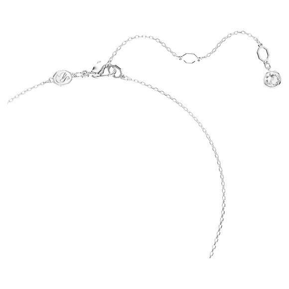 Sublima pendant, White, Rhodium plated - Swarovski, 5683446