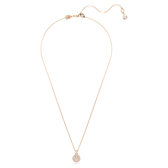 Sublima 鏈墜, 白色, 鍍金（玫瑰金色飾面） - Swarovski, 5683450