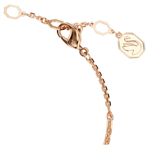 Bracciale rigido Sublima, Bianco, Finitura oro rosa 18K - Swarovski, 5683452