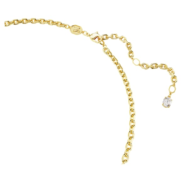 Collana Imber, Taglio ottagonale, Rosa, Placcato color oro - Swarovski, 5684239