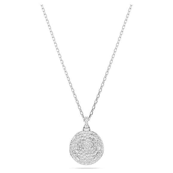 Pandantiv multiplu Meteora, Alb, Placat cu rodiu - Swarovski, 5684244