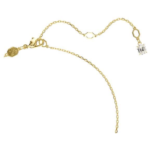 Imber จี้สร้อยคอ, เจียระไนทรงกลม, ขาว, ตกแต่งผิวด้วยทองคำ 18K - Swarovski, 5684511