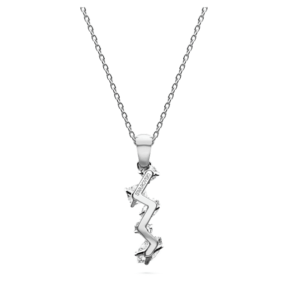 Galaxy pendant, Lab-grown diamonds 0.9 ct tw, Mixed shapes, 14K white gold - Swarovski, 5684752