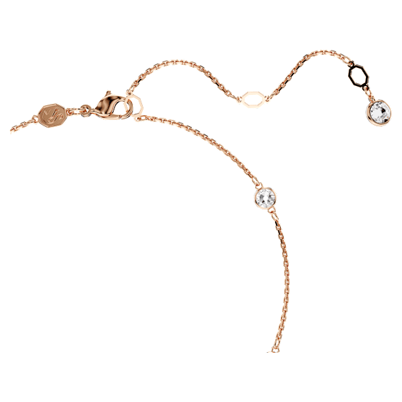 Dragon & Phoenix pendant, Crystal pearls, Dragon’s claw, White, Rose gold-tone plated - Swarovski, 5685774