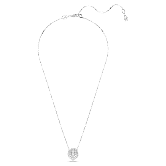 Pendente Dragon & Phoenix, Artiglio di drago, Bianco, Placcato rodio - Swarovski, 5686320