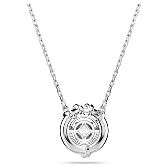 Dragon & Phoenix Kolye, Ejderha pençesi, Beyaz, Rodyum kaplama - Swarovski, 5686320