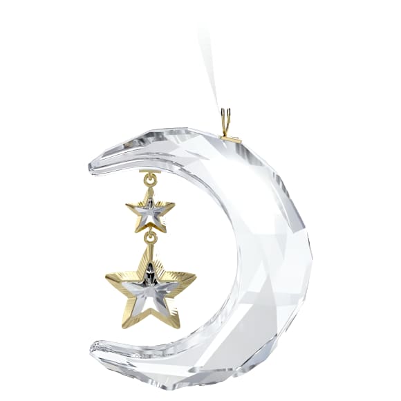 Holiday Magic Moon Ornament - Swarovski, 5686616