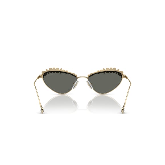 Ochelari de soare, Statement, Formă de ochi de pisică, SK7009, Nuanță aurie - Swarovski, 5686669
