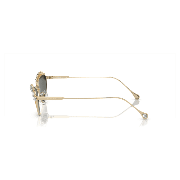 Ochelari de soare, Statement, Formă de ochi de pisică, SK7009, Nuanță aurie - Swarovski, 5686669