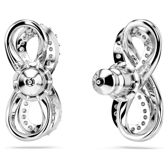 Hyperbola Örhängen, Oändlighet, Vit, Rodiumpläterad - Swarovski, 5687269