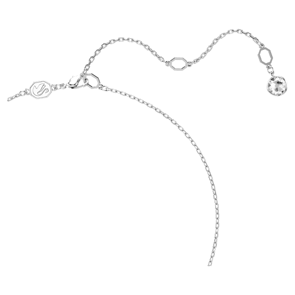 Pingente Hyperbola, Coração, Azul, Lacado a ródio - Swarovski, 5687624