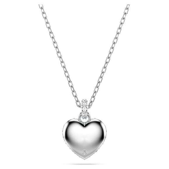 Pingente Hyperbola, Coração, Azul, Lacado a ródio - Swarovski, 5687624