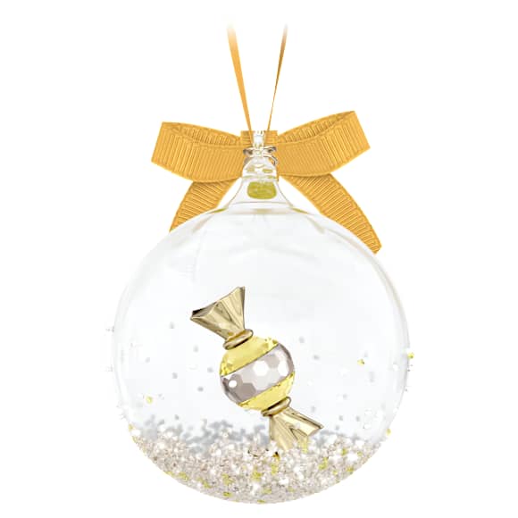 Holiday Cheers Dulcis Weihnachtskugel, gelb - Swarovski, 5688315