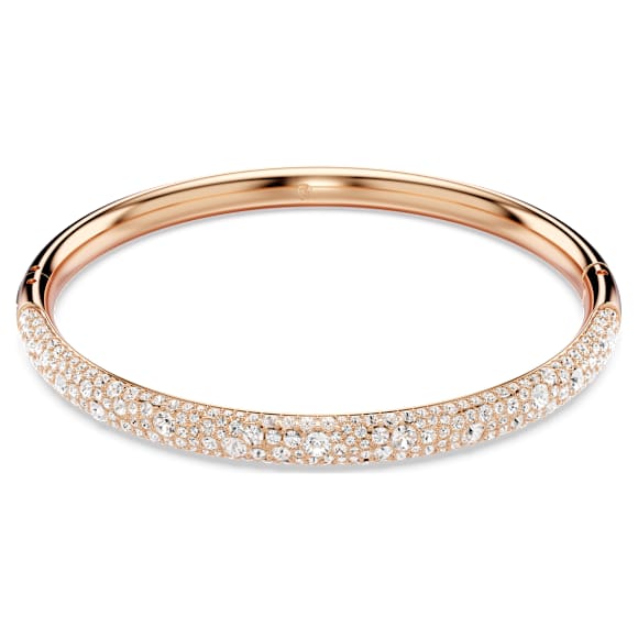 Meteora Armband, Snöpavé, Vit, Roséguldfärgad plätering - Swarovski, 5688610