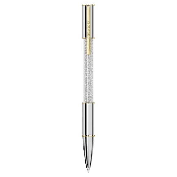 Crystalline Lustre ballpoint pen, Silver tone, Mixed metal finish - Swarovski, 5688637