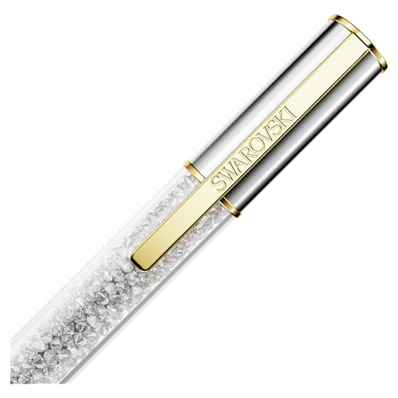 Crystalline Lustre ballpoint pen, Silver tone, Mixed metal finish - Swarovski, 5688637