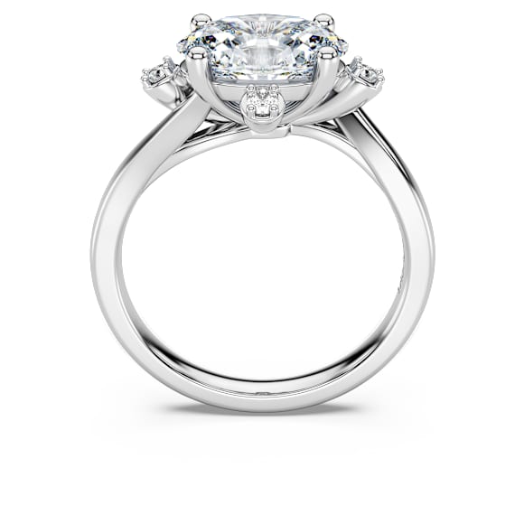 Anel Galaxy, Diamantes criados em laboratório 2.1 ct tw, Combinação de formatos, Ouro branco de 18 quilates - Swarovski, 5688857