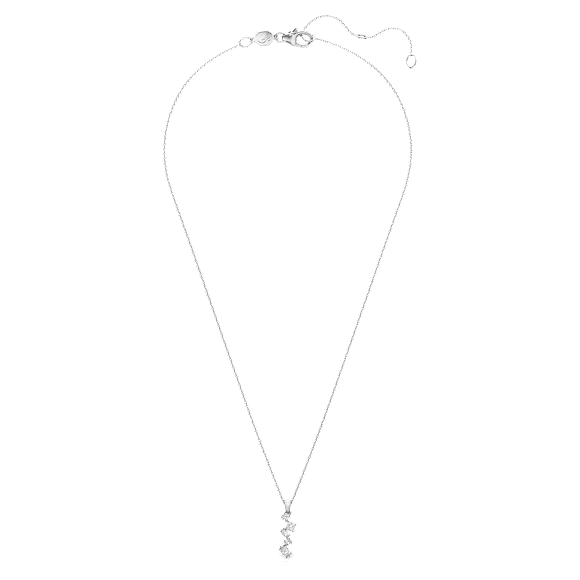 Galaxy pendant, Lab-grown diamonds 0.9 ct tw, Mixed shapes, 18K white gold - Swarovski, 5688869