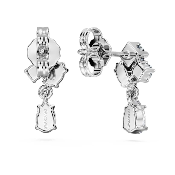 Galaxy Drop-Ohrhänger, Im Labor gezüchtete Diamanten 0,75 ct tw, Verschiedene Formen, 18K Weißgold - Swarovski, 5688874