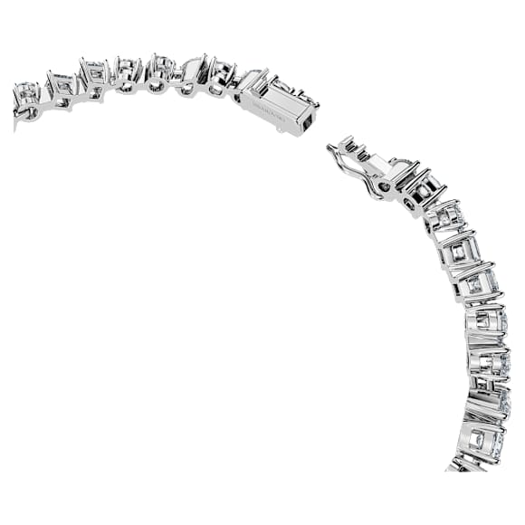 Náramek Galaxy Tennis, Laboratorně pěstované diamanty 5 ct tw, Různé tvary, 18K bílé zlato - Swarovski, 5688879