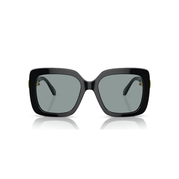 Óculos de sol, Tamanho grande, Modelo quadrado, SK6001, Preto - Swarovski, 5689092