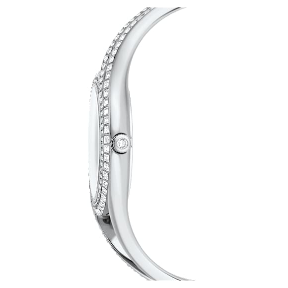 Hyperbola karpereces óra, Svájci gyártmány, Ezüstszínű, Rozsdamentes acél - Swarovski, 5689432